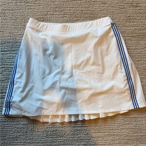 Ralph Lauren White Skirt with Blue Accents